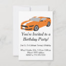 Recherche de sports car invitations Garçon