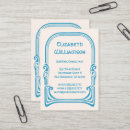 Recherche de stylisée cartes visite Vintage
