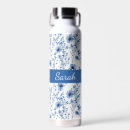 Search for floral water bottles Chic floral pattern