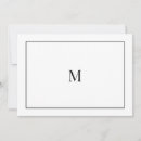 Search for stylish elegant note cards Black