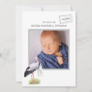 Search for stork birth announcement cards Vintage