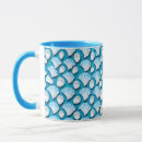 Search for blue seashells mugs Blue and white