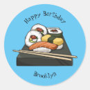 Search for cartoon sushi stickers Japanese
