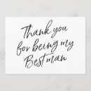 Search for best man thank you cards Chic