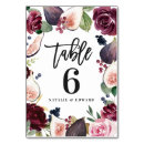 Search for purple table wedding table cards Burgundy