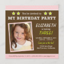 Search for super star invitations Pink