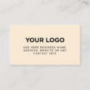 Recherche de crème cartes visite Logo