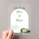 Search for lotus wedding invitations Green