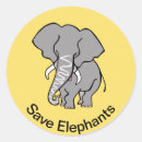 Search for elephant lovers stickers Wildlife