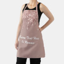 Search for rose wedding aprons Glitter