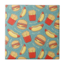 Recherche de hamburger carreaux Fromage
