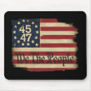 Recherche de drapeau vintage tapis souris Amérique