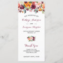 Search for burgundy wedding programs Ceremony