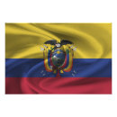 Recherche de l equateur posters Drapeau de l'équateur