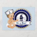 Search for little sailor baby shower invitations Anchor