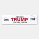Recherche de 2016 trump bumper stickers Atout