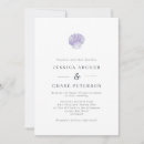 Search for seashells cards invites Purple