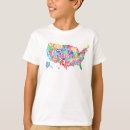 Search for united states map kids tshirts Usa