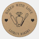 Search for rolling pin stickers Baked with love