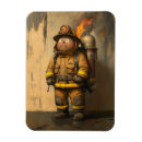 Search for flaming magnets Firefighter