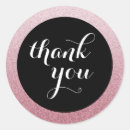 Search for ombre thank you stickers Black