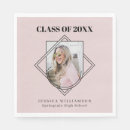 Search for pink graduation napkins Grad party