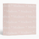 Search for pattern binders Blush pink
