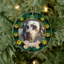 Search for dog bone ornaments Buffalo plaid