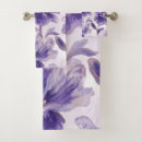 Search for purple flowers bath towels Violet