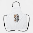 Search for funny animal aprons Kitten