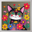 Search for black cat posters Whimsical