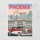 Recherche de ville de phoenix cartes postales Rétro