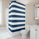 Search for navy and white stripe shower curtains Preppy