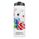Search for poker travel mugs Illustration