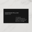 Search for plain business cards Black