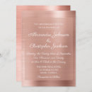 Search for blush and rose gold wedding invitations Chic