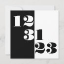 Search for new year save the dates Typography