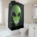 Search for alien shower curtains Green