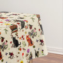 Search for black cat tablecloths Kitty