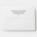 Search for black wedding envelopes Minimalist