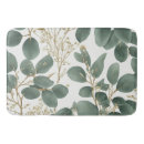 Search for green leaves bath mats Forest