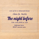 Search for nature rehearsal dinner invitations The night before
