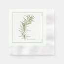 Search for coined napkins Botanical
