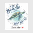 Recherche de tortue marine voiture autocollants Océan