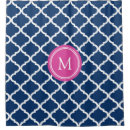 Search for pink and navy shower curtains Pattern