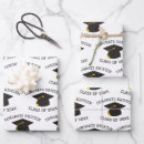 Search for graduation wrapping paper Black and white