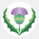 Recherche de fleur nationale autocollants Écossais