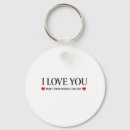 Search for i love you more keychains Heart