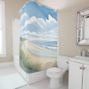 Search for watercolor shower curtains Beach