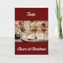 Search for champagne christmas cards Adult